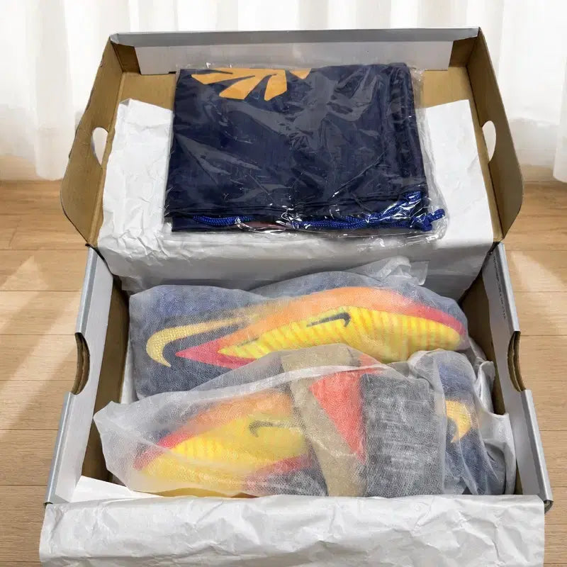 [BUNJANG] Nike Phantom 6 Low Elite FG EH Laser Orange Blue Void Football Boots / 나이키 팬텀 6 로우 엘리트 FG EH 레이저 오렌지 블루 보이드 풀박