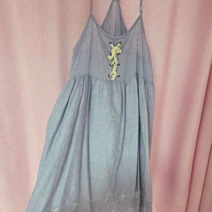 [BUNJANG] Vintage Mori Girl Lace Sleeveless Princess Dress / 빈티지 모리걸 슬리브 원피스 나시 공주풍 레이스 러블리 일본