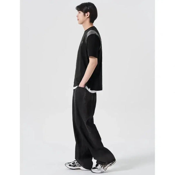 [BUNJANG] 8seconds Wide Denim Pants / 에잇세컨즈 와이드 데님 팬츠
