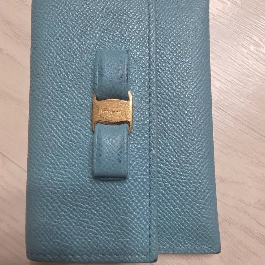 [BUNJANG] Salvatore Ferragamo Mint Ribbon Card Holder / 페라가모 민트 카드 지갑