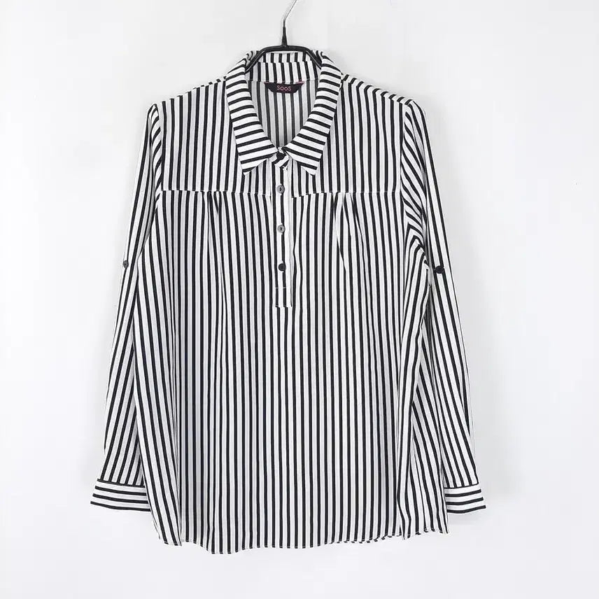 [BUNJANG] SOOS Stripe Blouse / SOOS 스트라이프 블라우스
