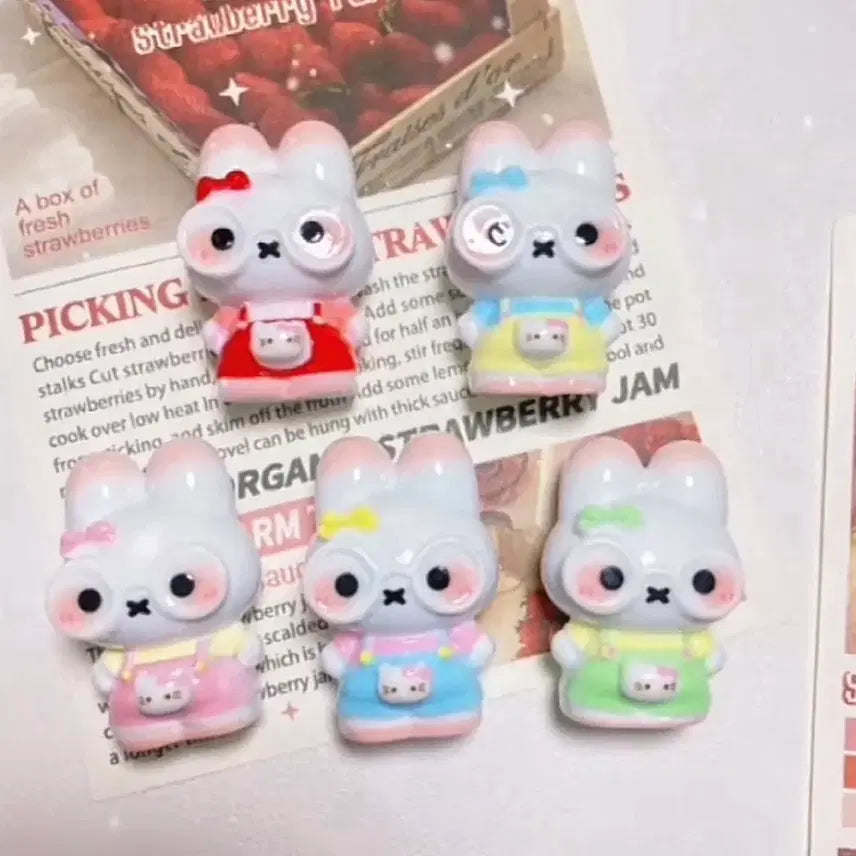 [BUNJANG] Miffy Figure 5-Piece Set / 미피 피규어 5종 세트