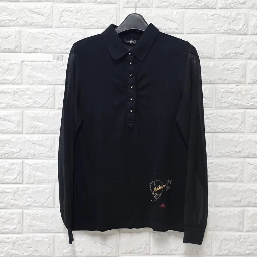 [BUNJANG] Metsiro City Black Blouse / 90 메트로시티 블랙 블라우스 E87