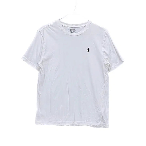 [BUNJANG] Polo Ralph Lauren Kids Minimalist Short Sleeve T-Shirt White 14-16 / 폴로랄프로렌 아동 미니멀 반팔티 14-16 화이트 01112