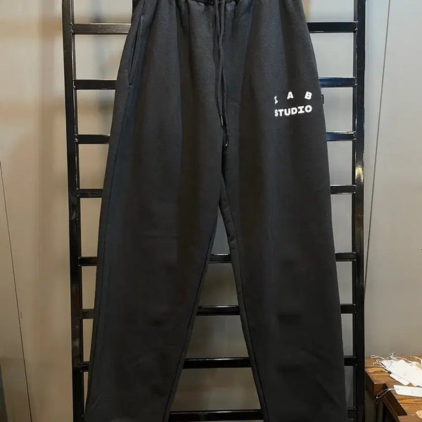 [BUNJANG] IAB STUDIO Black Sweat Jogger Pants / [M] 아이앱 스튜디오(IAB STUDIO) 블랙 스웨트 조거 팬츠