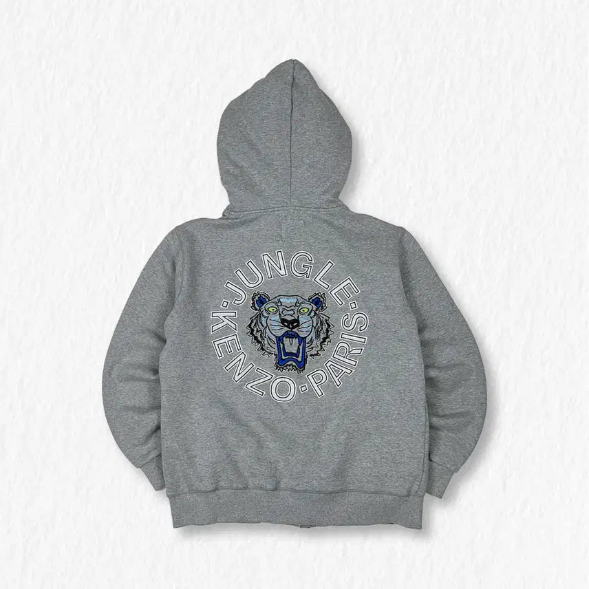 [BUNJANG] Kenzo Tiger Fleece Hoodie / 겐조 타이거 기모 후드티