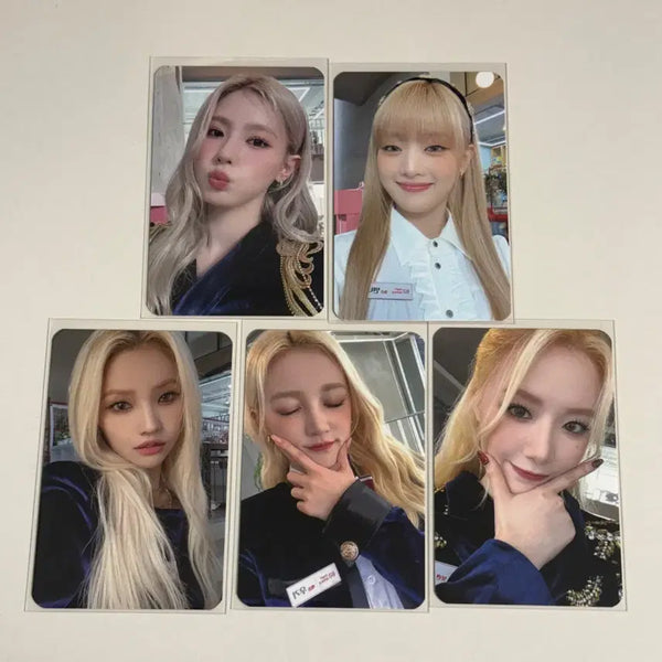 [BUNJANG]  (G)I-DLE Lucky Draw Neverland Zone Photocard Set Bundle Set / (여자)아이들 팬미팅 행운의편지 네버랜드존 포토카드 2일차 세트 일괄