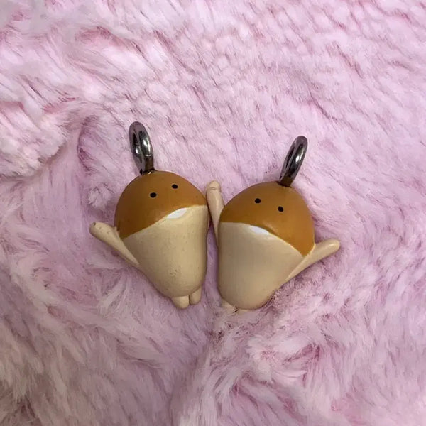 [BUNJANG] Nameko Ball Chain Keychain / 나메코 키링 열쇠고리 볼체인