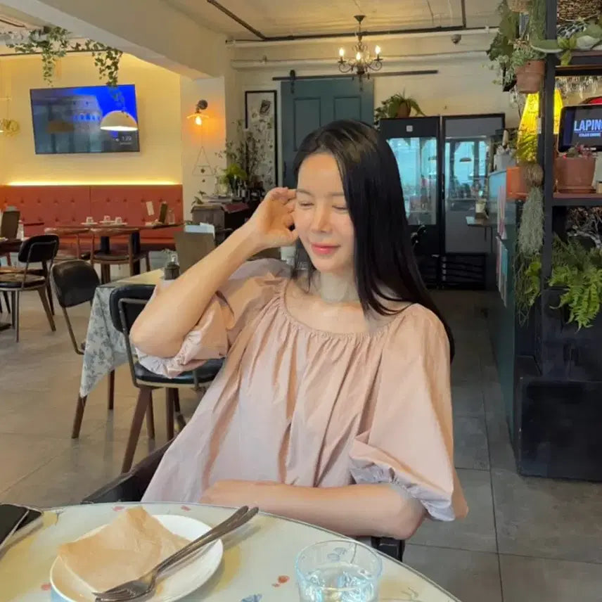[BUNJANG] Paris & New York Déjeuner Blouse - Free Size / 파리앤뉴욕(paris&newyork) 데이블라우스 프리사이즈