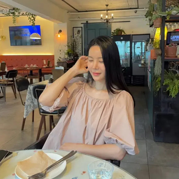 [BUNJANG] Paris & New York Déjeuner Blouse - Free Size / 파리앤뉴욕(paris&newyork) 데이블라우스 프리사이즈