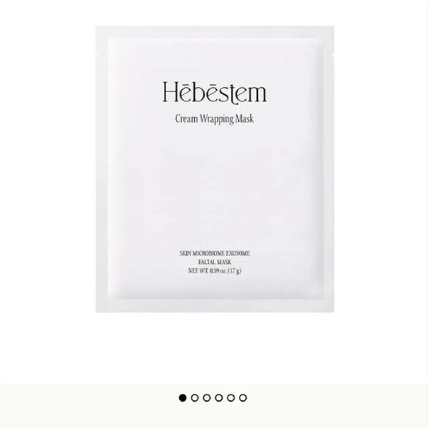 [BUNJANG] HebeStem Cream Wrapping Mask Pack (5 Sheets) / 헤베스템 크림 랩핑 마스크팩 (5매입)
