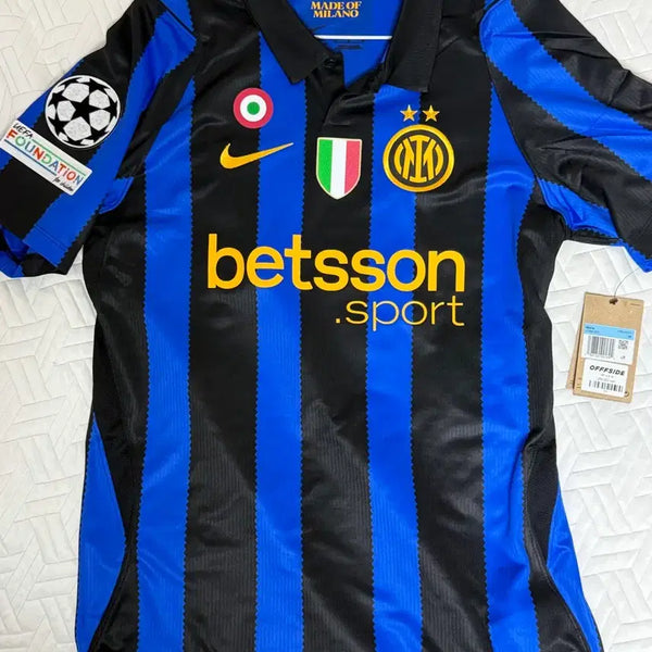 [BUNJANG] Inter Milan 2026-2027 Home Jersey Champions League Full Patch Di Marco / 인터밀란 인테르 26-27 홈 유니폼 챔스 풀패치 디마르코