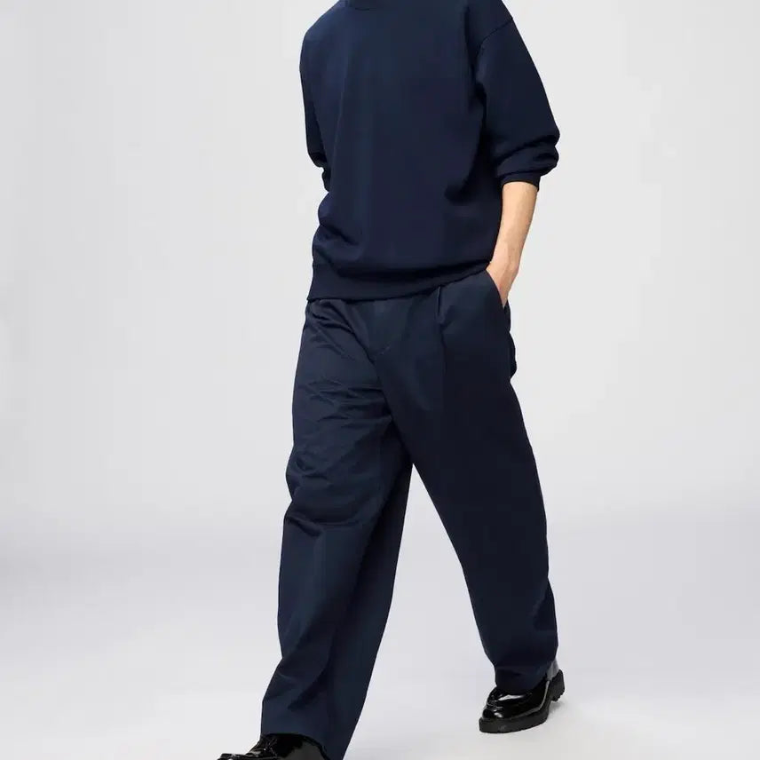 [BUNJANG] Uniqlo Better Pants Navy L Size / 베럴팬츠 유니클로 c 새상품 L