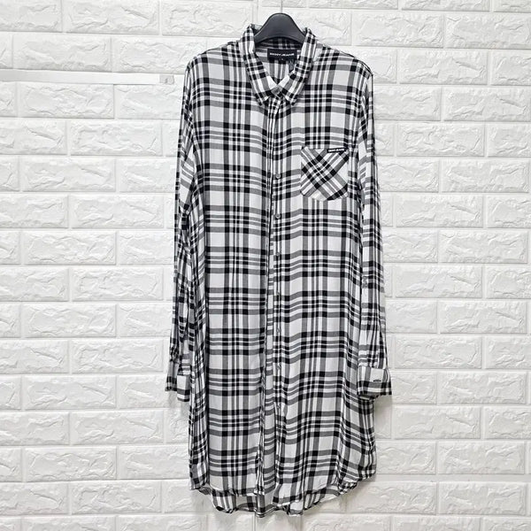 [BUNJANG] DKNY Check Long Dress / M DKNY 체크 롱 원피스 E90