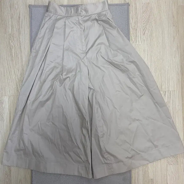 [BUNJANG] COS Beige Cotton Wide Pants / [S급] COS 베이지 코튼 와이드 팬츠
