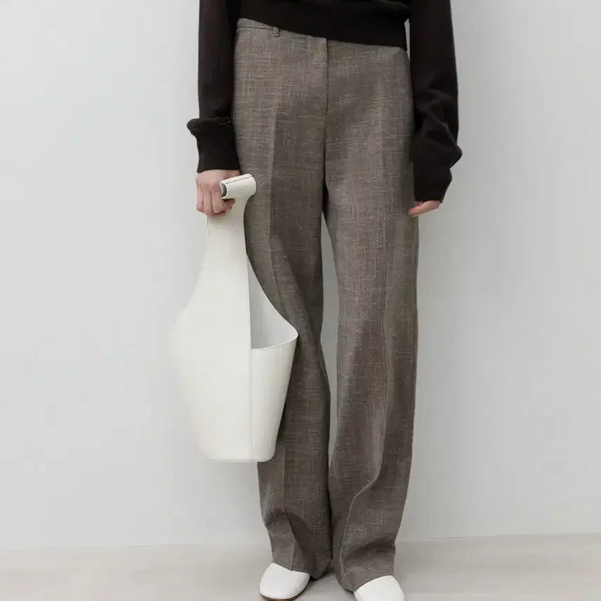 [BUNJANG] LFM Straight Trouser Beige Wood / 엘에프엠 LFM / Straight Trouser / Beige Wood