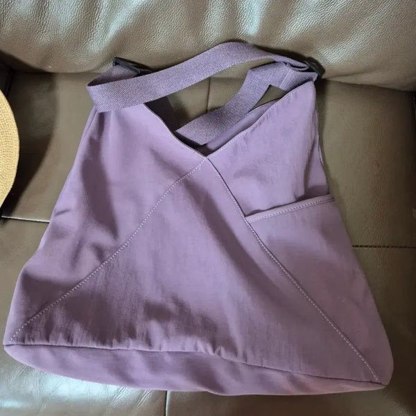 [BUNJANG] Lavender Tote Bag Shoulder Bag / 토트백 라벤더색 숄더백