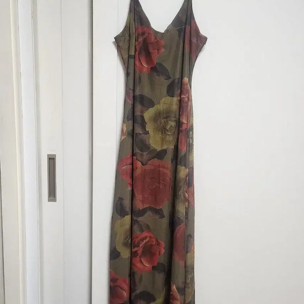 [BUNJANG] Vintage Bohemian Maxi Dress / 보세 핀터깔 빈티지 히피 보헤미안 롱원피스