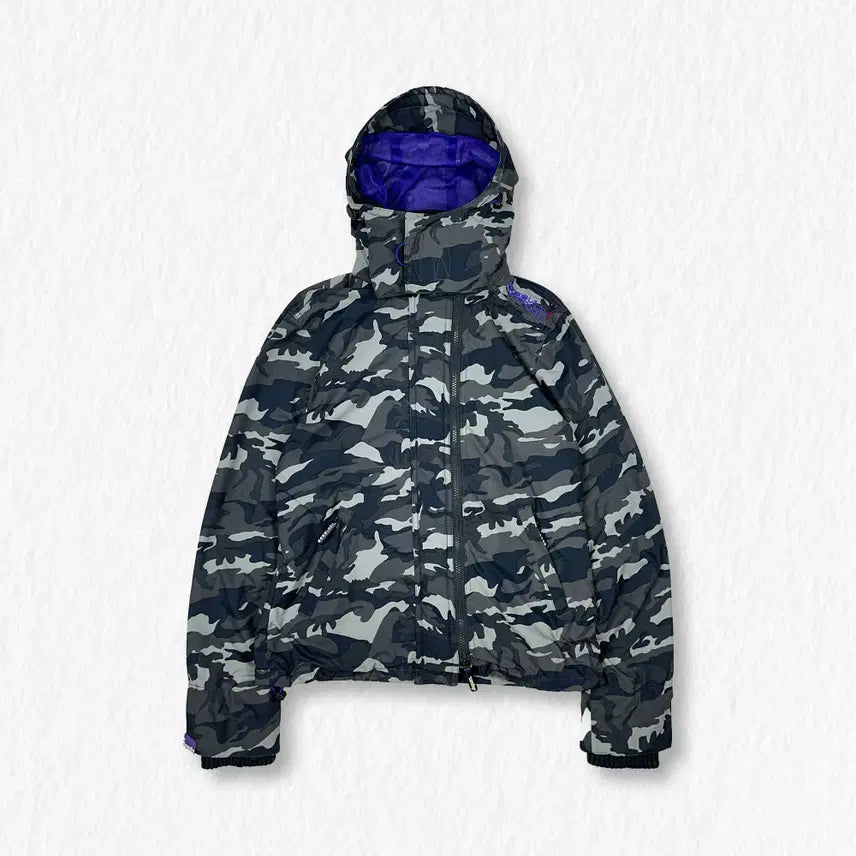 [BUNJANG] Superdry White Camo Windcheater Jacket / 슈퍼드라이 윈드치터 화이트카모 자켓