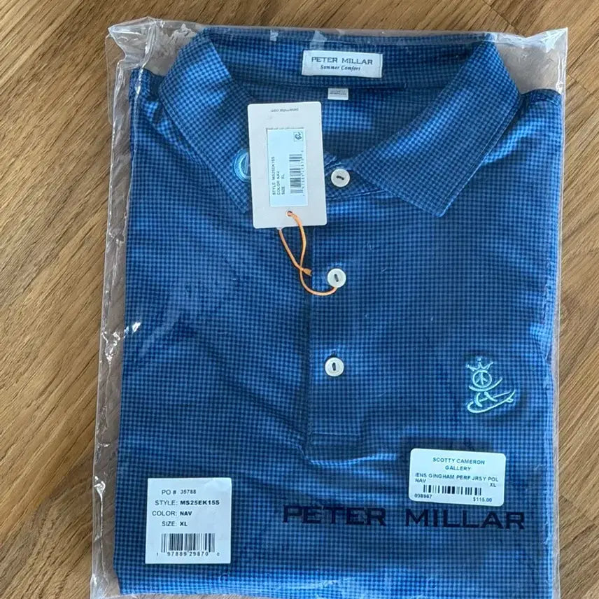 [BUNJANG] Peter Millar Scotty Cameron Short Sleeve Polo Shirt XL / 피터밀러 스카티카메론 반팔 폴로티 XL