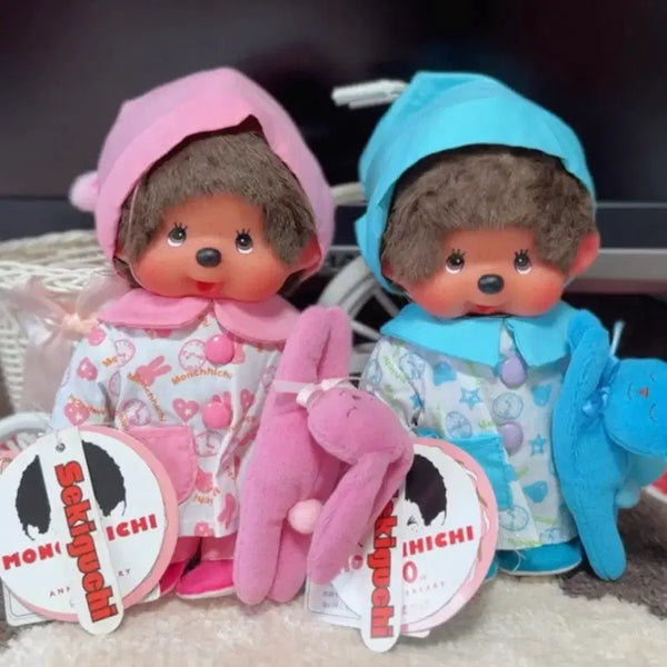 [BUNJANG] Monchhichi Couple Pajama Set / 몬치치 곰인형 파자마 남여세트