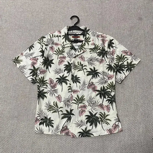 [BUNJANG] S ISLAND Cool USA Hawaiian Shirt / S ISLAND COOL USA 하와이안 셔츠 남방 B.8529