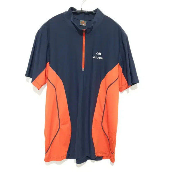 [BUNJANG] Eider Functional Half-Zip Short Sleeve T-Shirt L / 아이더 기능성 반집업 반팔 L_i4202