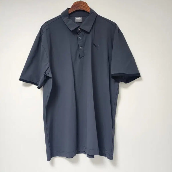 [BUNJANG] Puma Golf Men's Short Sleeve Polo Shirt Charcoal 3XL / 푸마 골프 반팔 카라티 챠콜