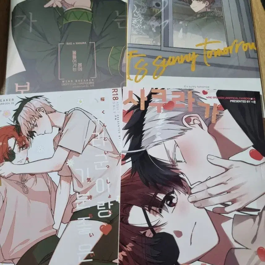 [BUNJANG] Winbre Sisotnim "S" Sakuchu Fan Fiction Book Bundle Set / 윈브레 시옷님 스오사쿠 회지