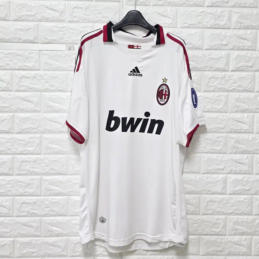 [BUNJANG] Adidas AC Milan 06-07 Retro Away Short Sleeve Jersey XL / XL 아디다스 AC 밀란 06-07 레트로 어웨이 반팔 유니 E94