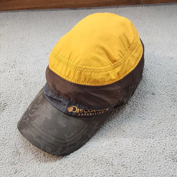 [BUNJANG] Discovery Expedition Vintage Zone Yellow Camouflage Mesh Cap Hat / 빈티지존 디스커버리 익스페디션 모자