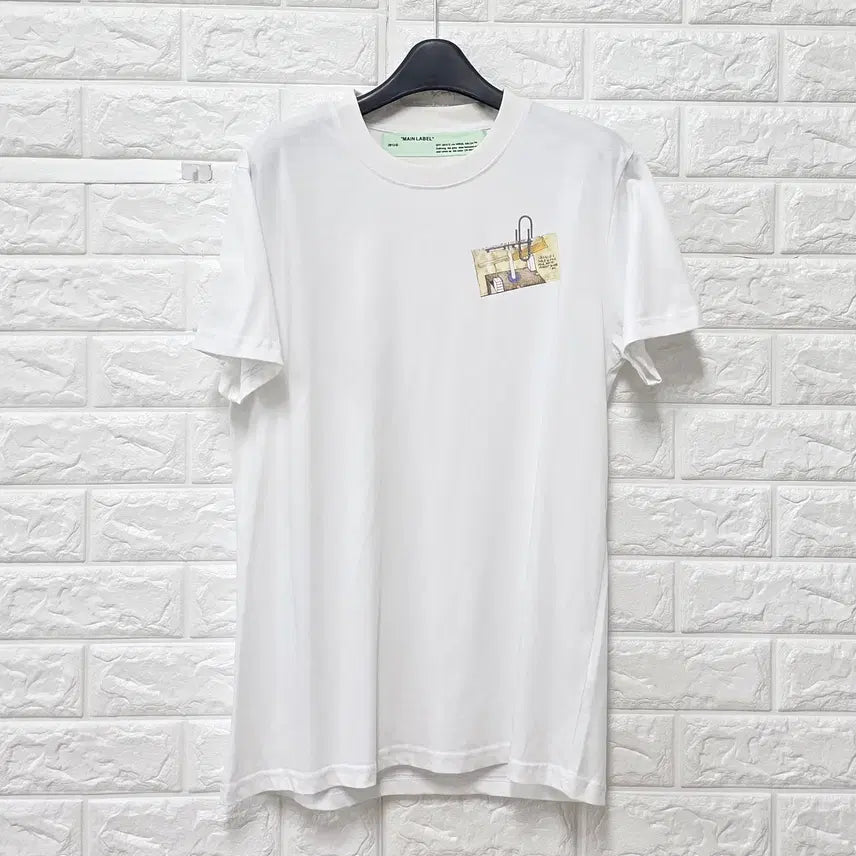 [BUNJANG] Off-White Short-Sleeve T-Shirt / M 오프화이트 반팔 티 E95