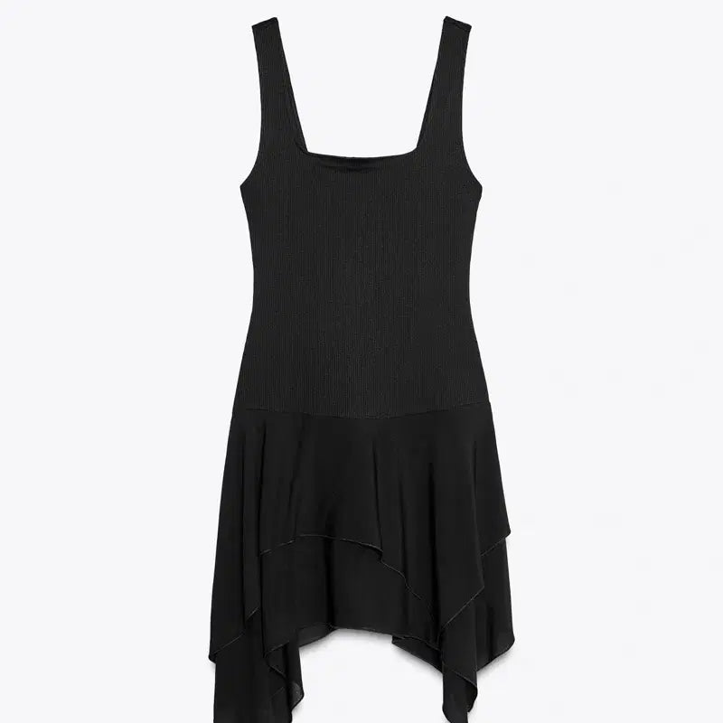 [BUNJANG] ZARA Colorblock Dress Brown / 자라 배색 원피스 브라운