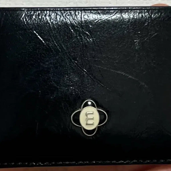 [BUNJANG] MinuteMute Daisy Card Holder Black / 미닛뮤트 데이지 카드지갑 블랙