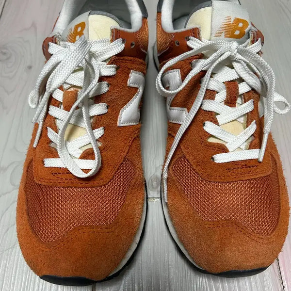 [BUNJANG] New Balance 574 Heritage Orange 275 / 뉴발란스 574 헤리티지 오렌지 275