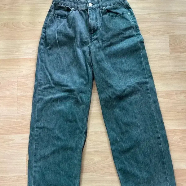[BUNJANG] 8seconds Color Washing Denim Pants Green / 에잇세컨즈 저온스 컬러 워싱 데님 팬츠 그린