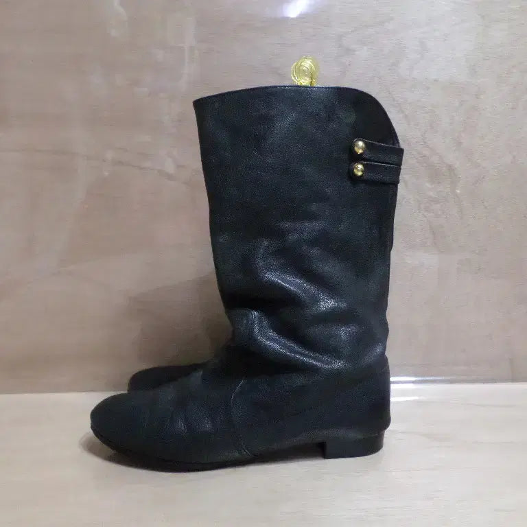 [BUNJANG] GOSE Sheepskin Leather Boots Walker Black / 후루룩구제2 250 고세 소가죽 부츠 워커 블랙 260712
