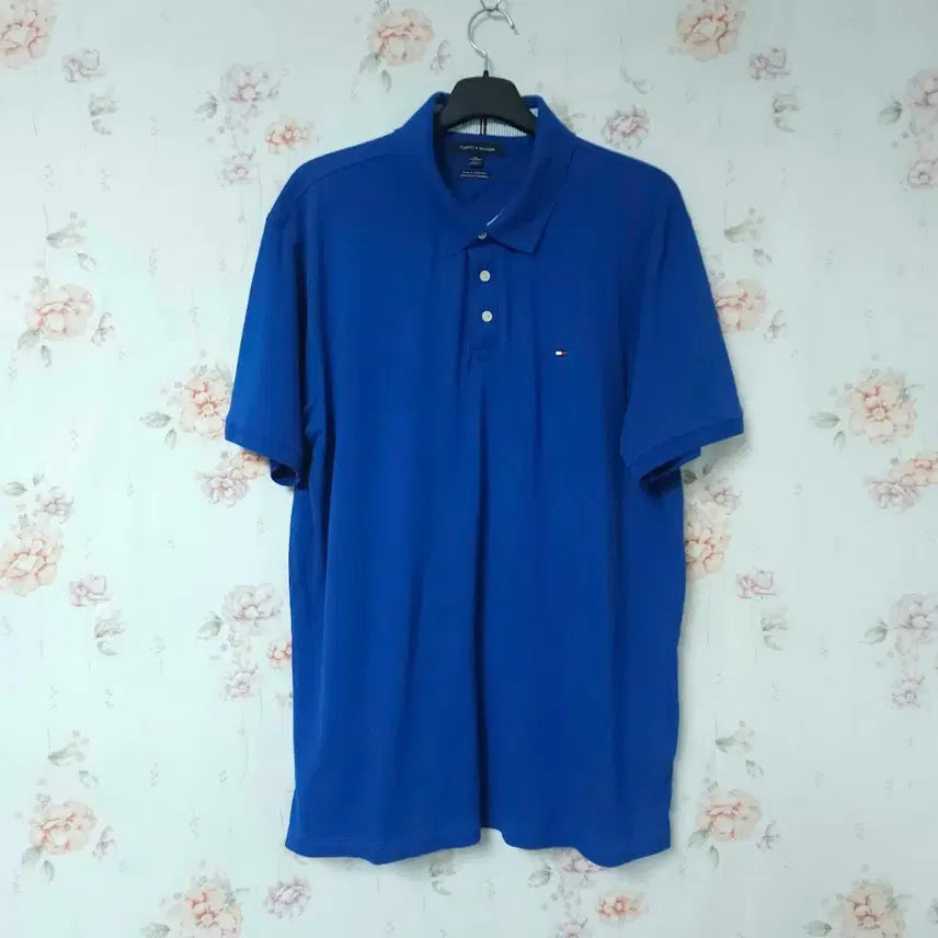[BUNJANG] Tommy Hilfiger Men's XXL Cotton Blend Short Sleeve Polo Shirt / XXL) 타미힐피거 남성 반팔카라티