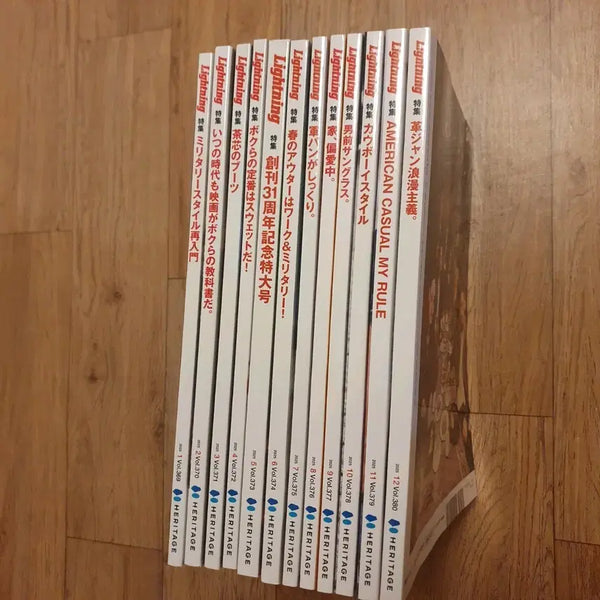 [BUNJANG] Lightning Magazine 2025 January - December Issues (12-Volume Set) / 라이트닝 매거진 2025년 1월호~12월호