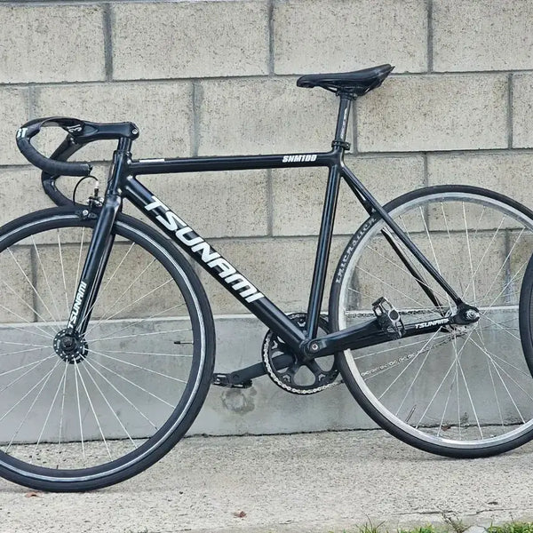 [BUNJANG] Tsunami Black Gold 3T Scatto Jin Track Bike with Al-Li Stem / 쓰나미 대차 브렉있음