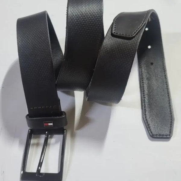 [BUNJANG] Tommy Hilfiger Men's Leather Belt Brown / 타미힐피거 남성용 가죽 벨트 허리띠 브라운  칭찬은고래도춤추게