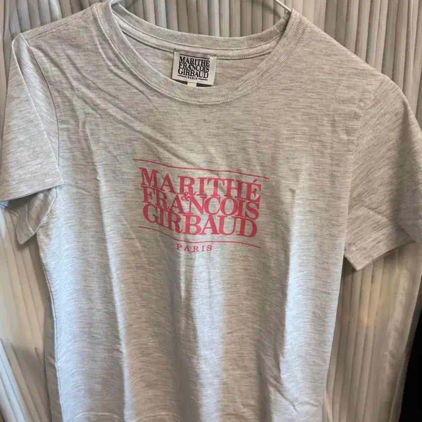 [BUNJANG] Marithe Francois Girbaud T-shirt Light Gray / 마리떼 프랑소와 저버드 반팔 티셔츠 라이트 그레이