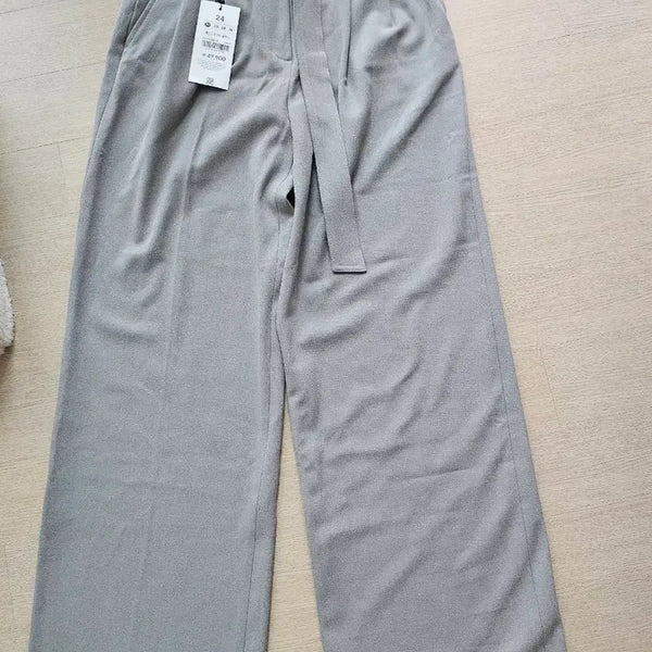 [BUNJANG] Mixxo Wide Slacks Gray / 미쏘 와이드 슬랙스 그레이