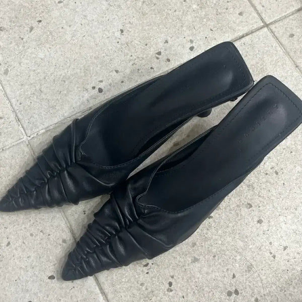 [BUNJANG] Unworn "Three Times" Material Dress Shoes / 보세 구두