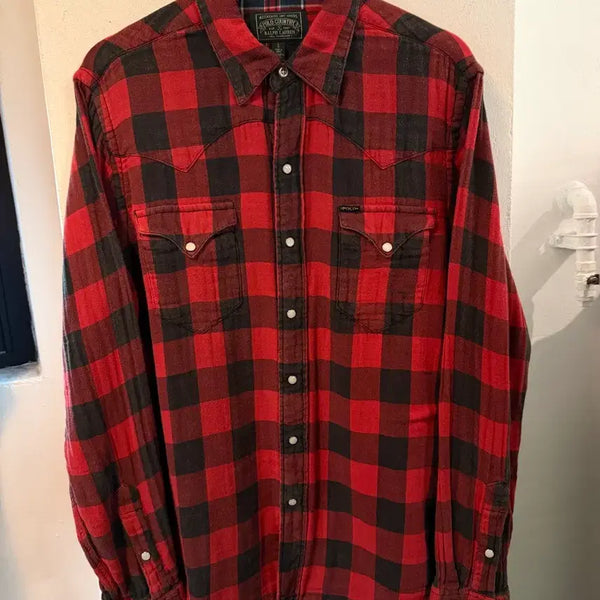 [BUNJANG] Polo Country Buffalo Check Western Shirt L / Polo Country 버팔로 체크 웨스턴 셔츠 L