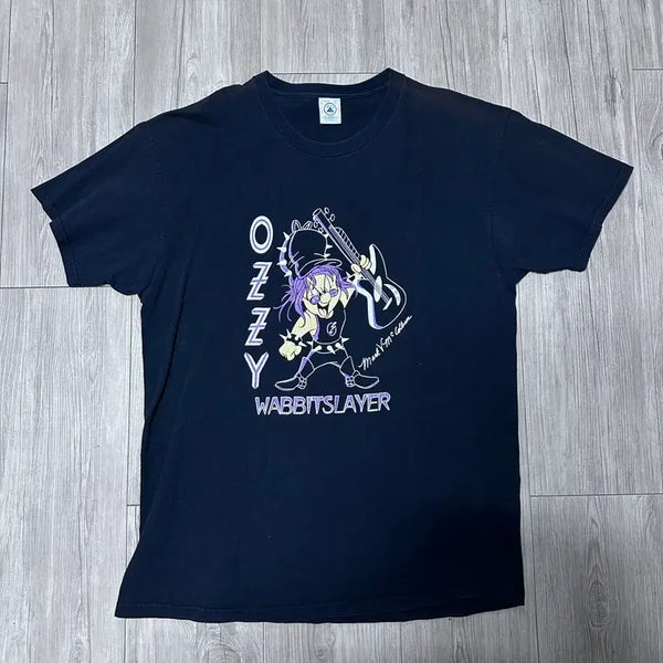 [BUNJANG] Vintage Ozzy Osbourne Wabbit Slayer T-Shirt Black XL / 빈티지 오지 오스본 와빗슬레이어 반팔티 블랙 XL