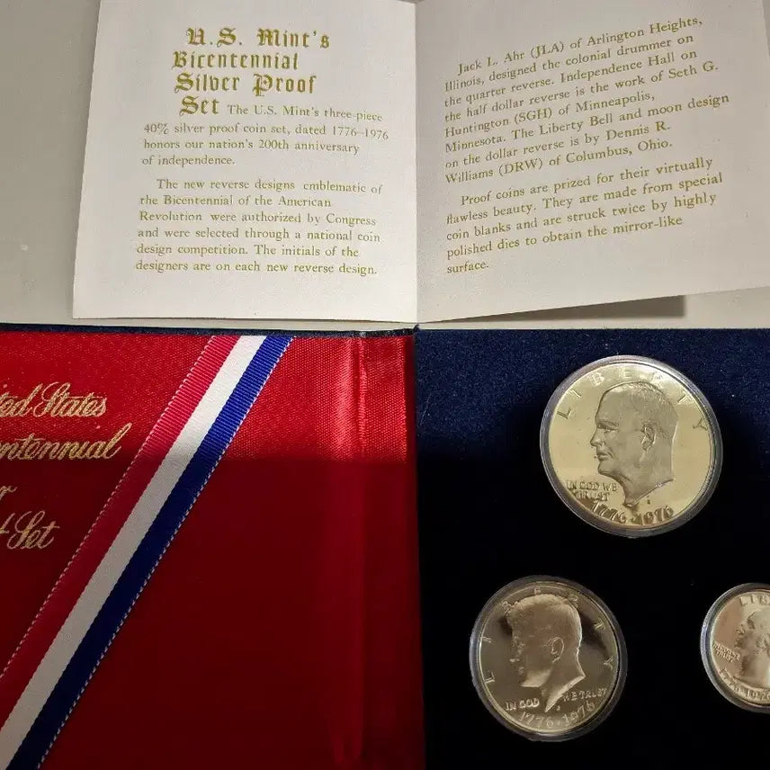 [BUNJANG] 1976 U.S. Mint Bicentennial Silver Proof Set / 미조폐국 발행 미국 독립 200주년 은화 프루프 세트