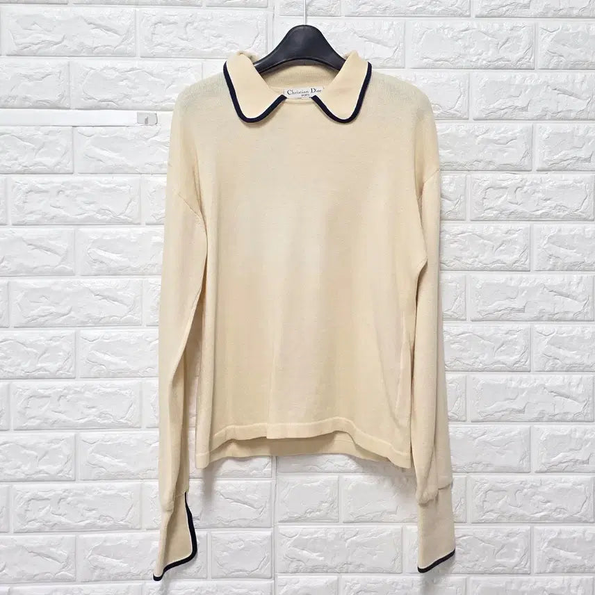 [BUNJANG] Dior Ivory Knit Sweater / M 디올 DIOR 아이보리 니트 E98