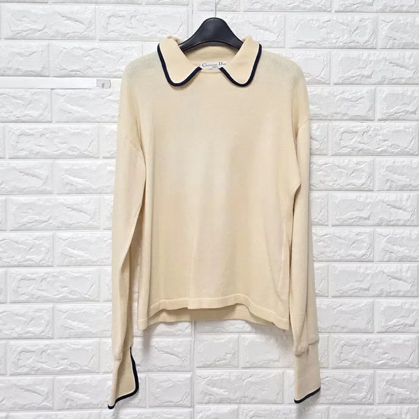 [BUNJANG] Dior Ivory Knit Sweater / M 디올 DIOR 아이보리 니트 E98