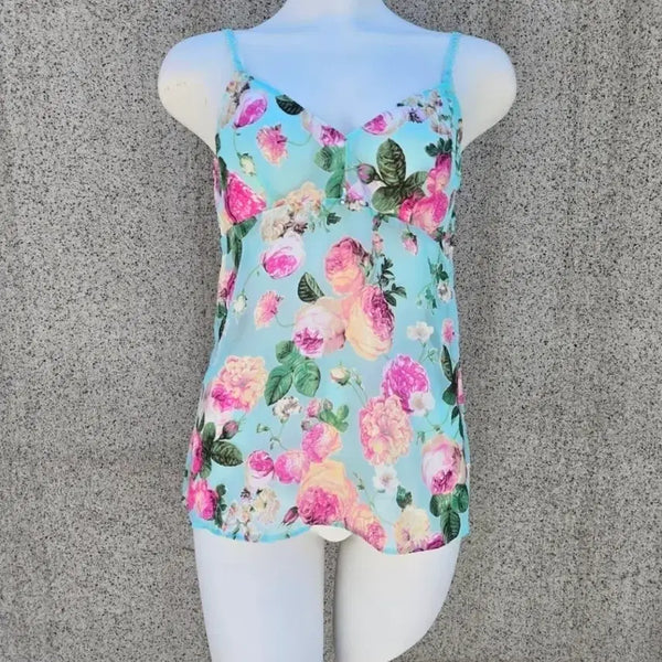 [BUNJANG] Y2K Fairy Floral Sheer Sleeveless Top / Jpn y2k 페어리 플로럴 데드스탁 시스루 슬리브리스